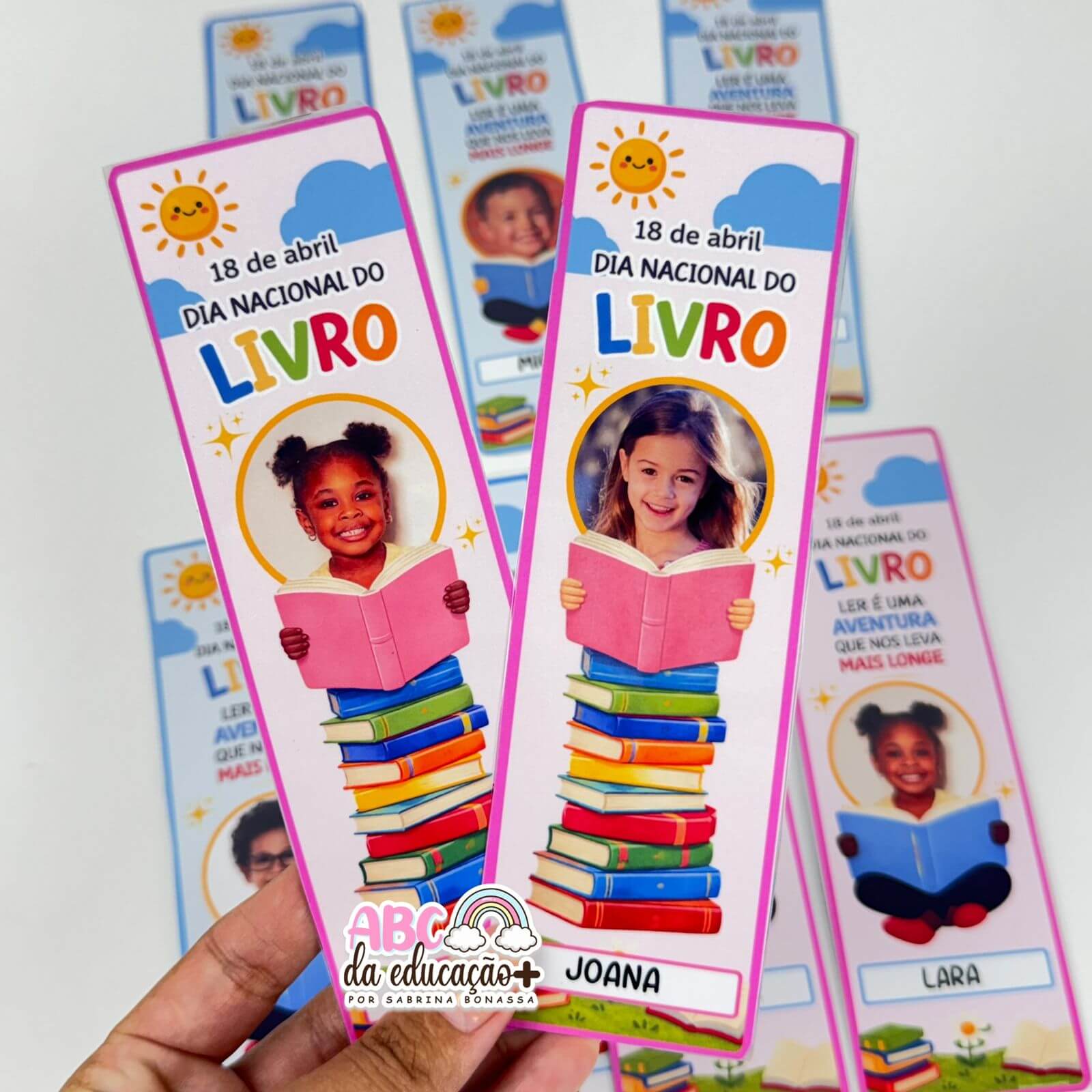 Marcadores Personalizados com Foto – Dia do Livro Infantil - Imagem 5