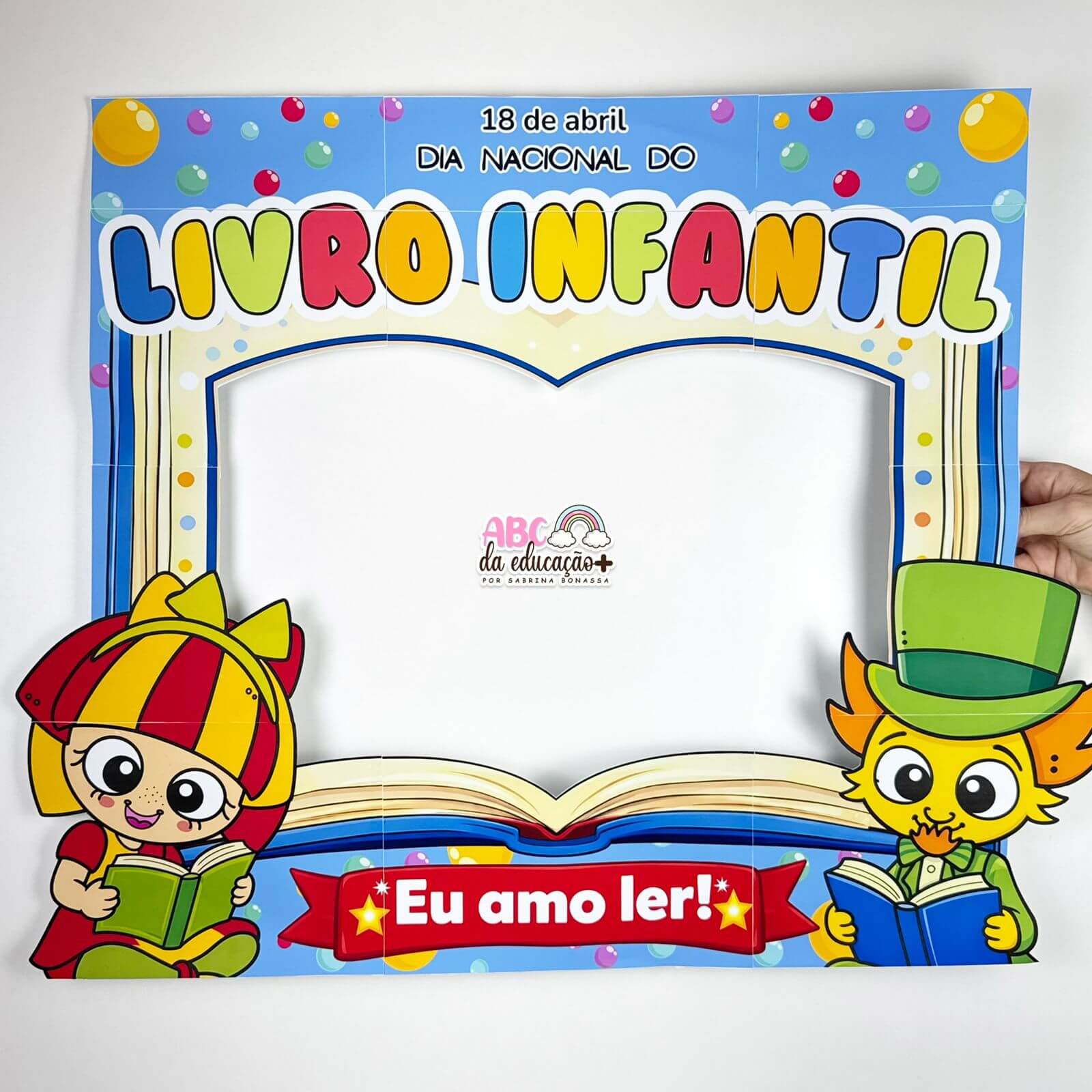Moldura para Fotos Dia do Livro Infantil - Imagem 5