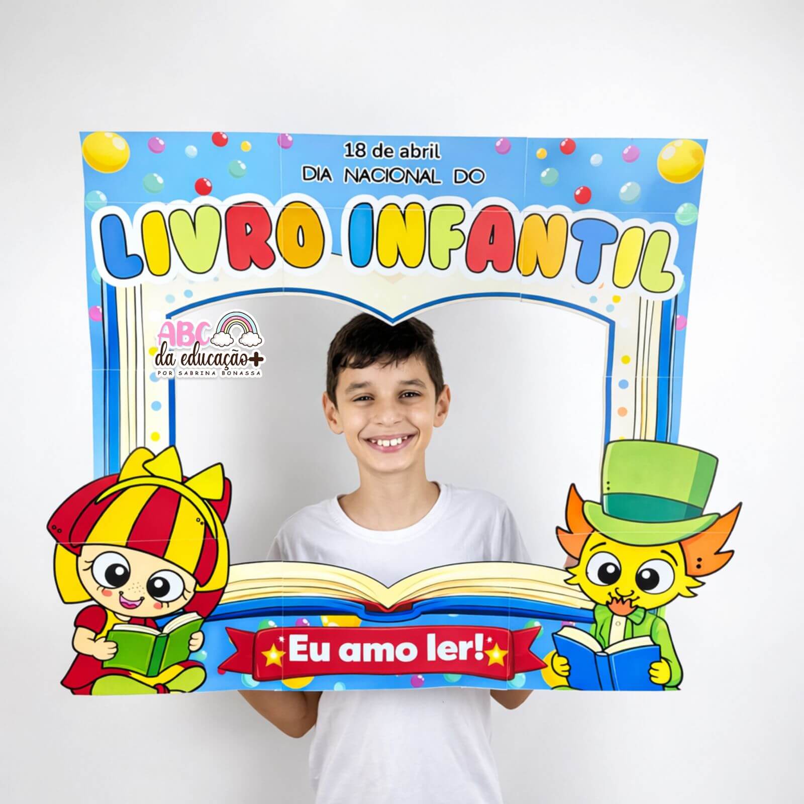 Moldura para Fotos Dia do Livro Infantil - Imagem 4