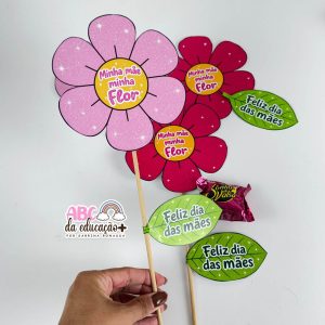 Flor lembrancinha Dia das Mães – Minha mãe, minha flor
