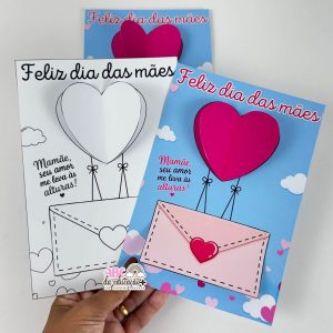 Cartão Dia das Mães - Balão