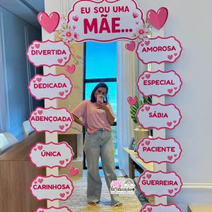 Painel Decorativo Dia das Mães para Espelho