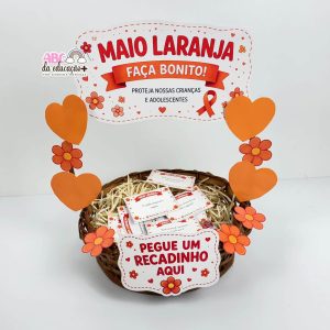 Cesta de Mensagens Maio Laranja