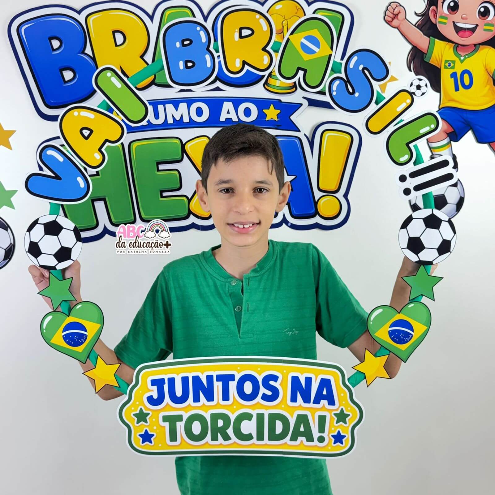 Moldura para Fotos no Bambolê – Copa do Mundo - Imagem 5