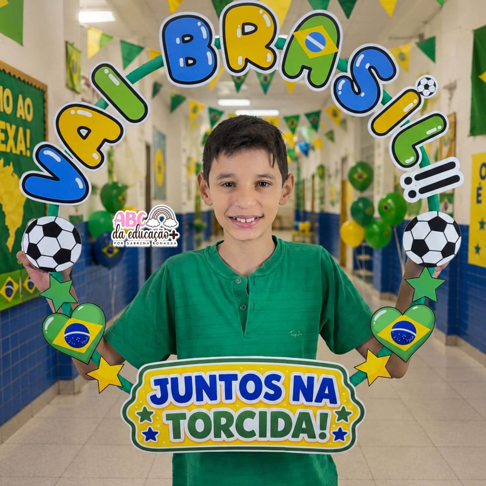 Moldura para Fotos no Bambolê – Copa do Mundo - Imagem 4