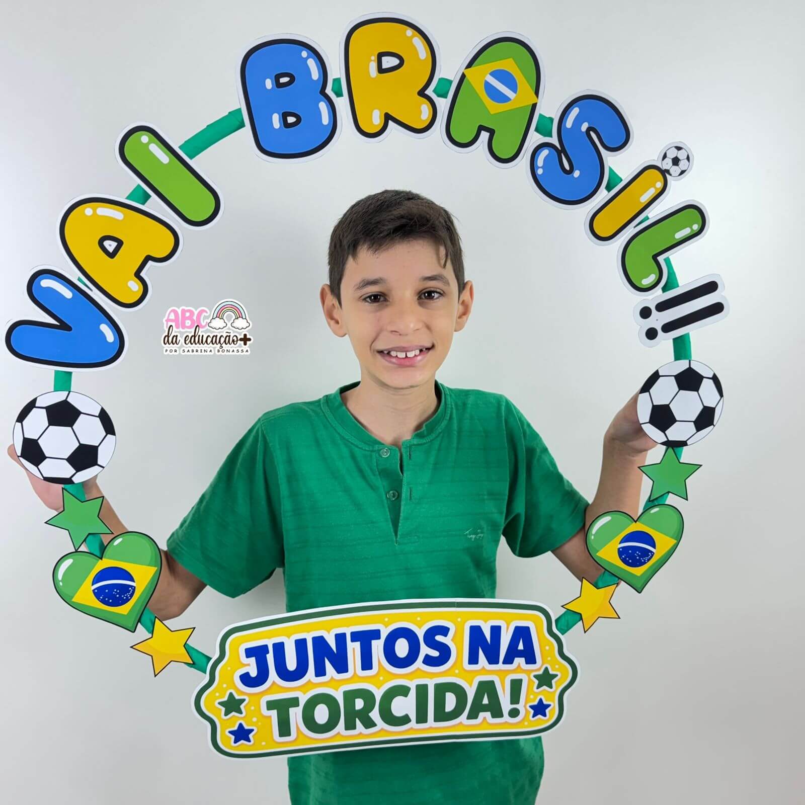 Moldura para Fotos no Bambolê – Copa do Mundo - Imagem 3