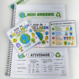 Atividade Interativa Meio Ambiente - Mini Livrinho Ambiental