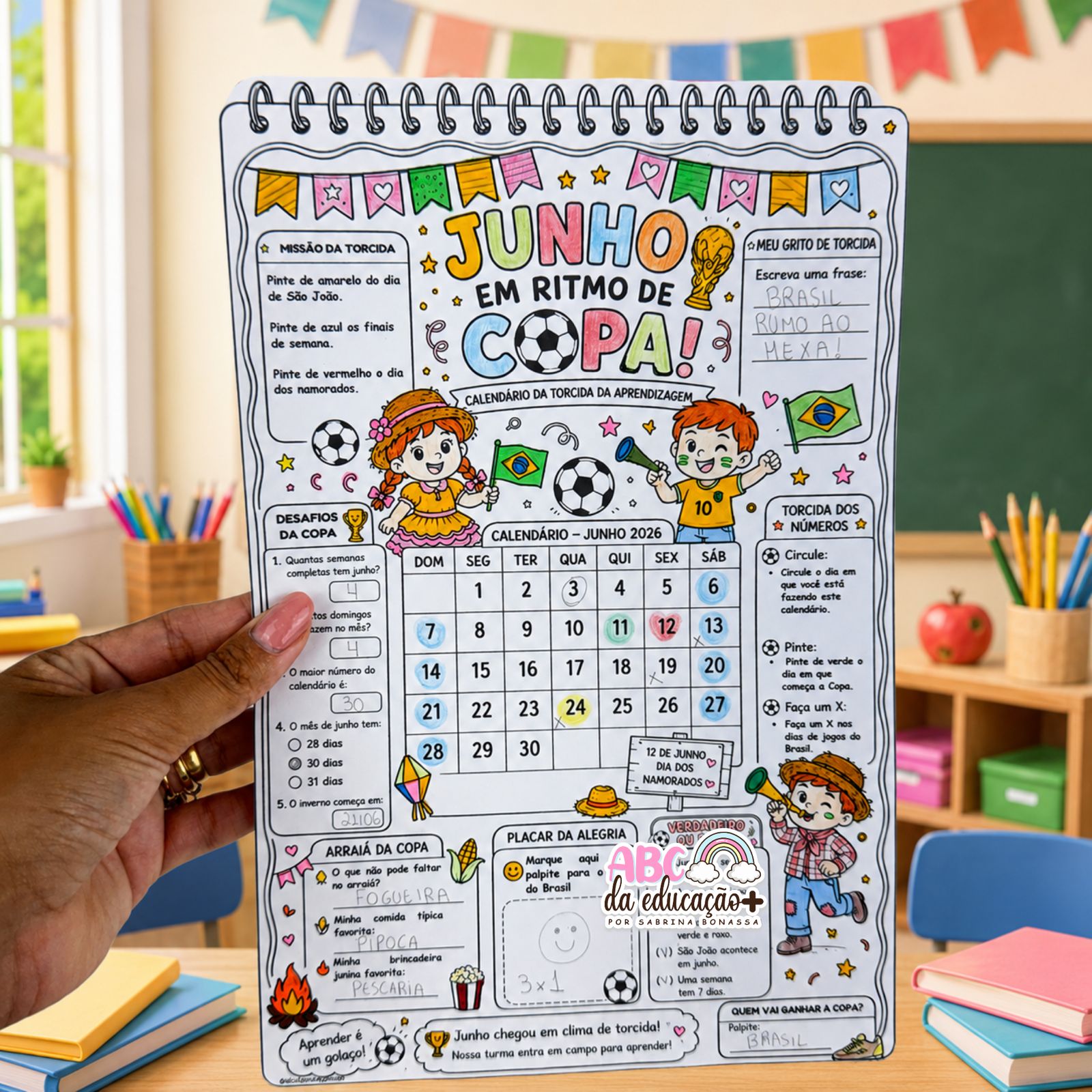 Explorando o Calendário – Junho 2026