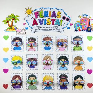 Painel Interativo Férias à Vista - Óculos dos Sonhos