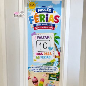 Porta Missão Férias - Contagem Regressiva