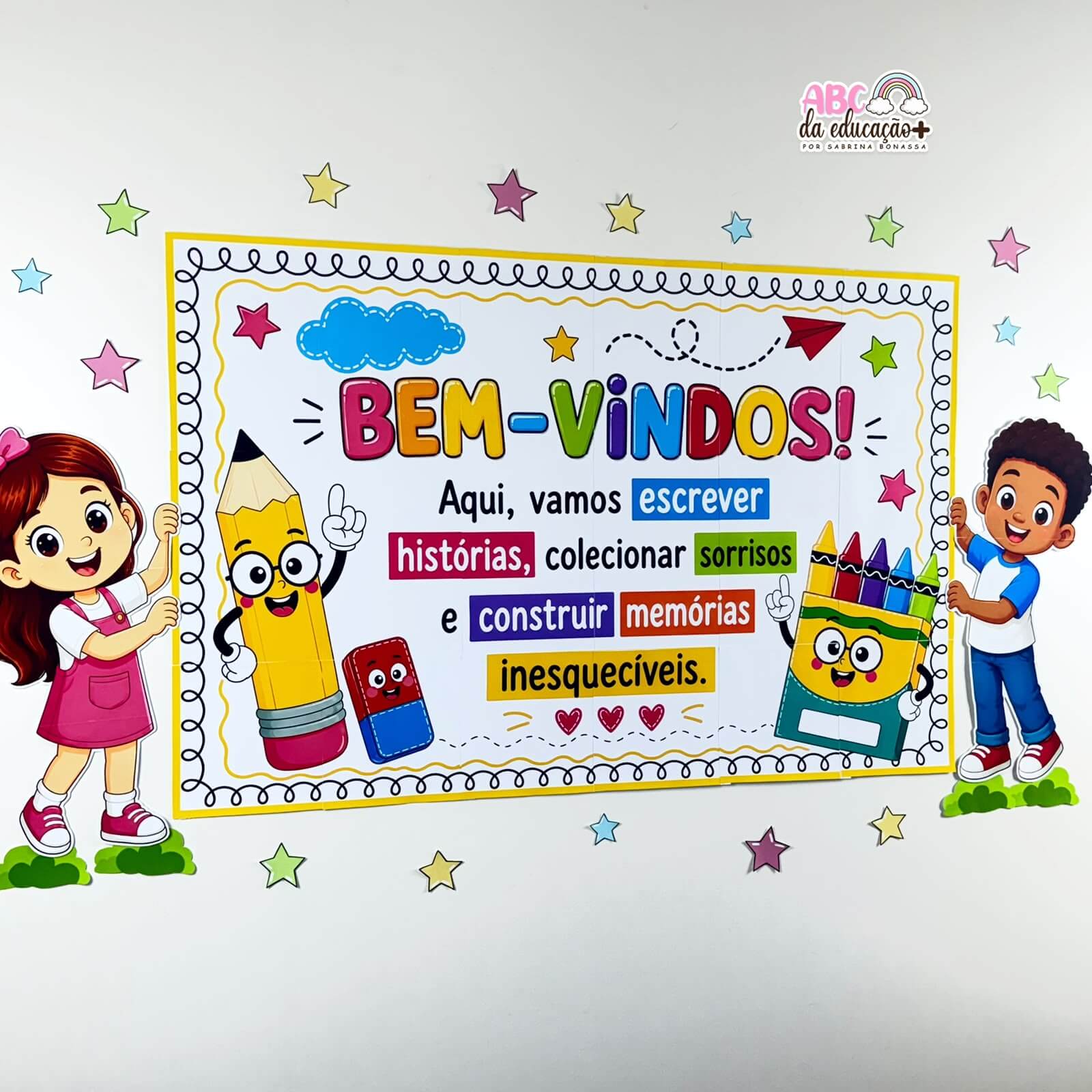 Painel Banner Volta às Aulas