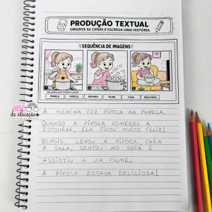 Sequência de Imagens Produção Textual