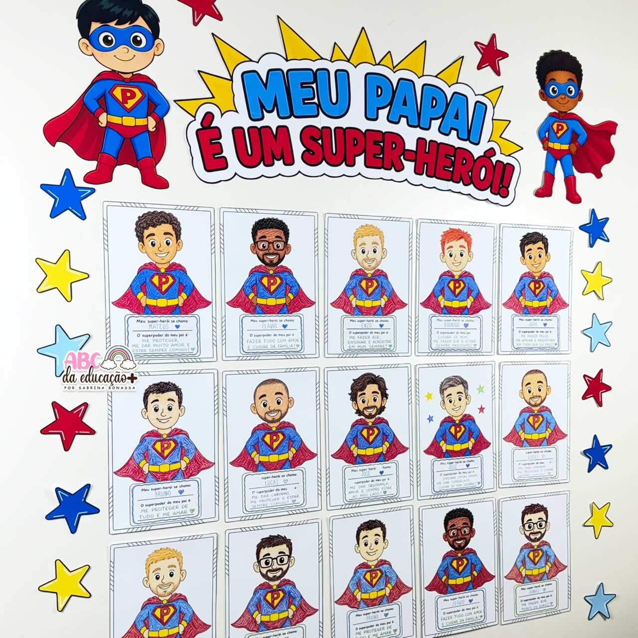 Painel Participativo Dia dos Pais – Meu Papai é um Super-Herói - Imagem 6