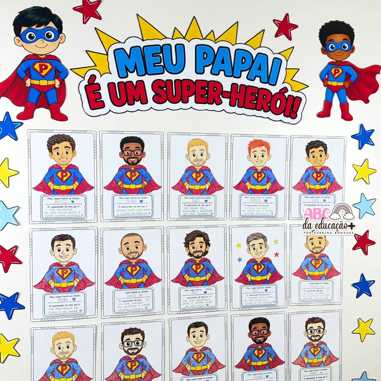 Painel Participativo Dia dos Pais – Meu Papai é um Super-Herói - Imagem 5