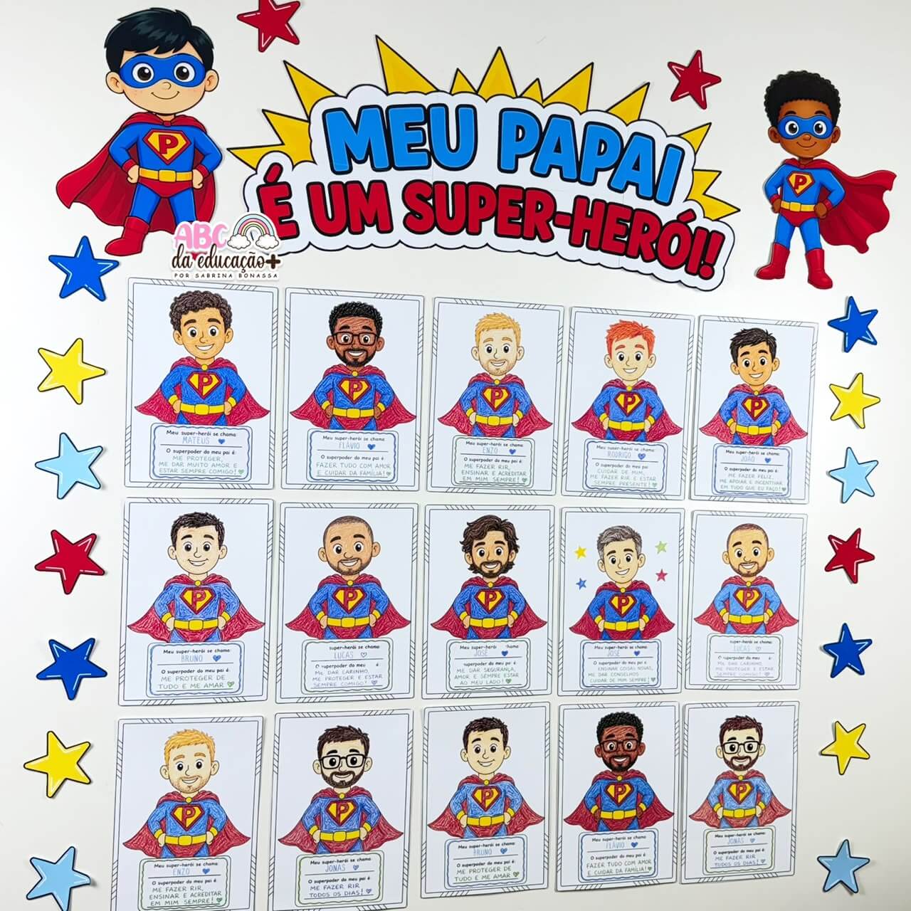 Painel Participativo Dia dos Pais – Meu Papai é um Super-Herói - Imagem 2