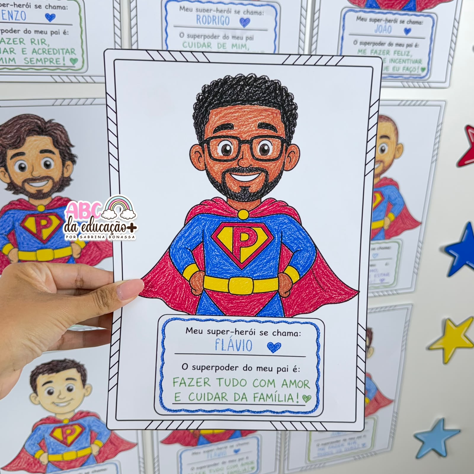 Painel Participativo Dia dos Pais – Meu Papai é um Super-Herói - Imagem 3