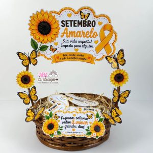 Cesta de Mensagens Setembro Amarelo