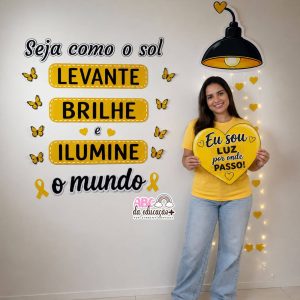 Painel Seja Luz Setembro Amarelo