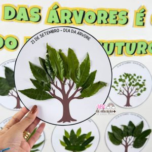 Minha Àrvore com folhas da Natureza - Dia da Àrvore