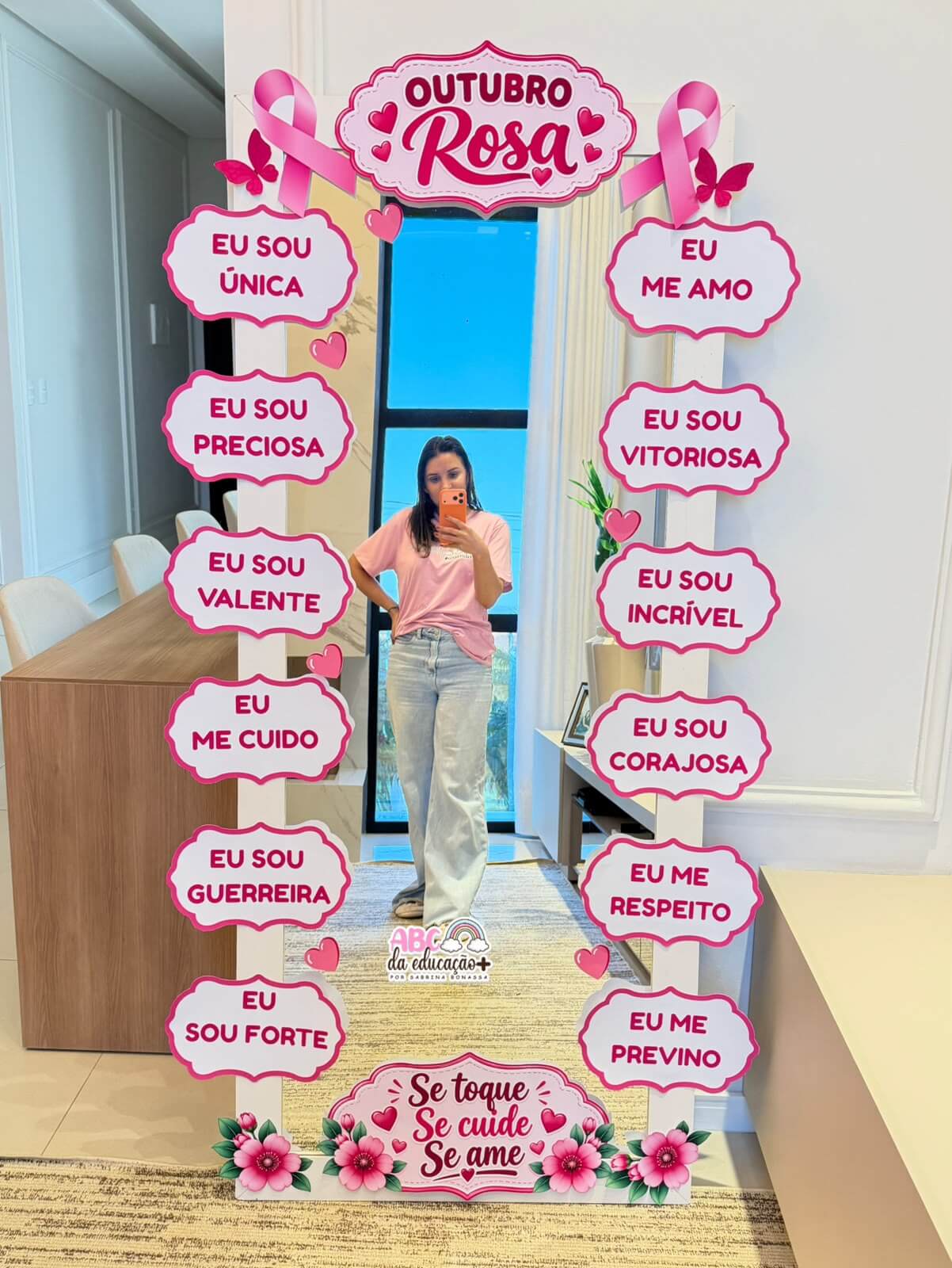 Espelho das Afirmações Outubro Rosa - Imagem 4