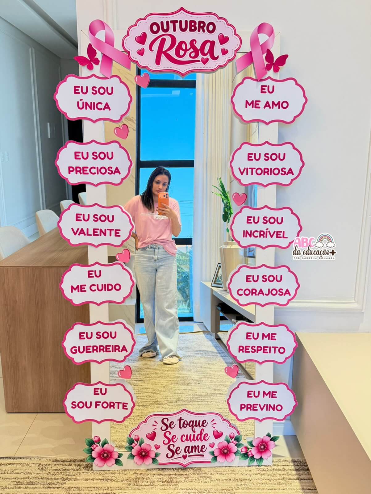 Espelho das Afirmações Outubro Rosa - Imagem 2