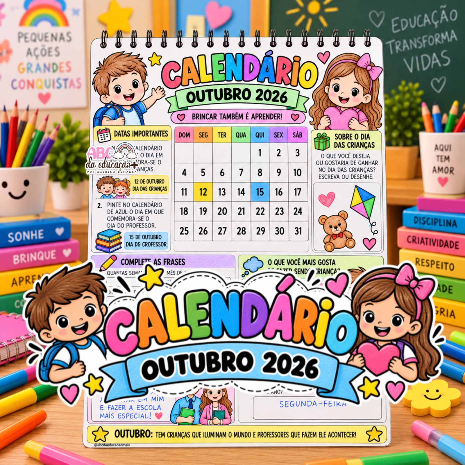 Explorando o Calendário – Outubro 2026