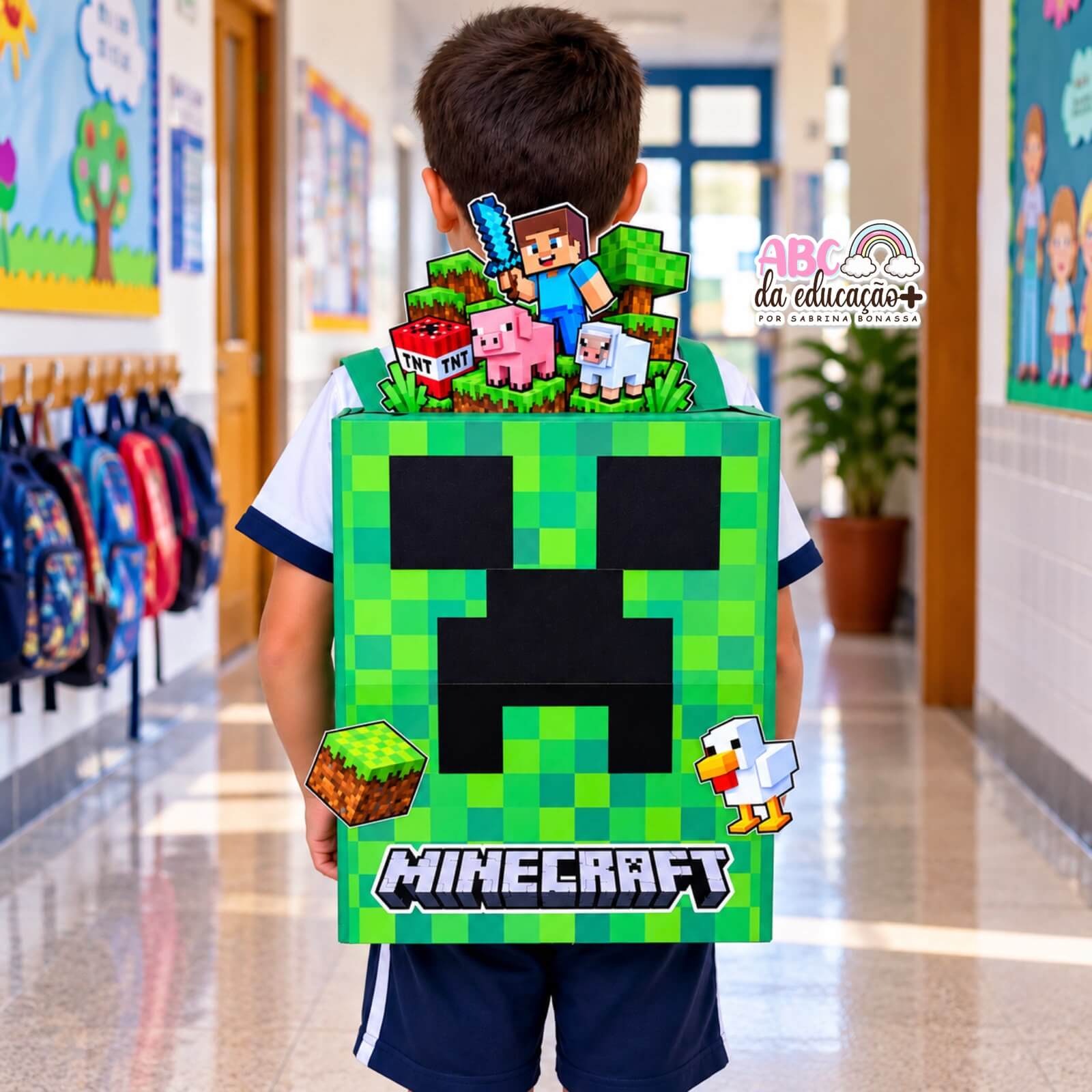 Mochila Maluca Minecraft - Imagem 3