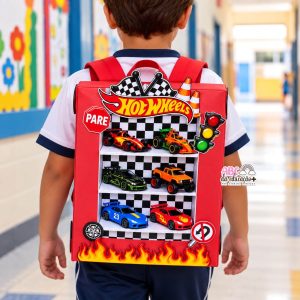 Mochila Maluca Hot Wheels