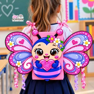 Mochila Maluca Borboletinha