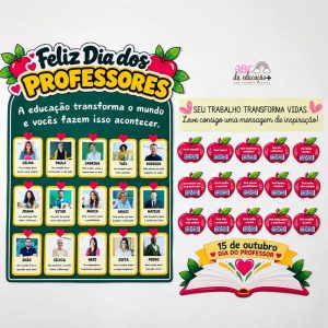 Painel Dia Dos Professores - A Educação Transforma